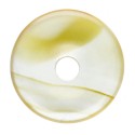 Petit donut en cornaline jaune