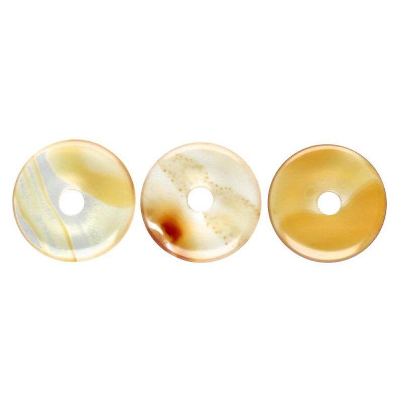 Donut piccolo di corniola gialla