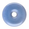 Pequena rosquinha de ágata azul tingida