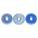 Small Dyed Blue Agate Donut