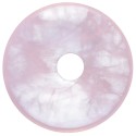 Grande rosquinha de quartzo rosa