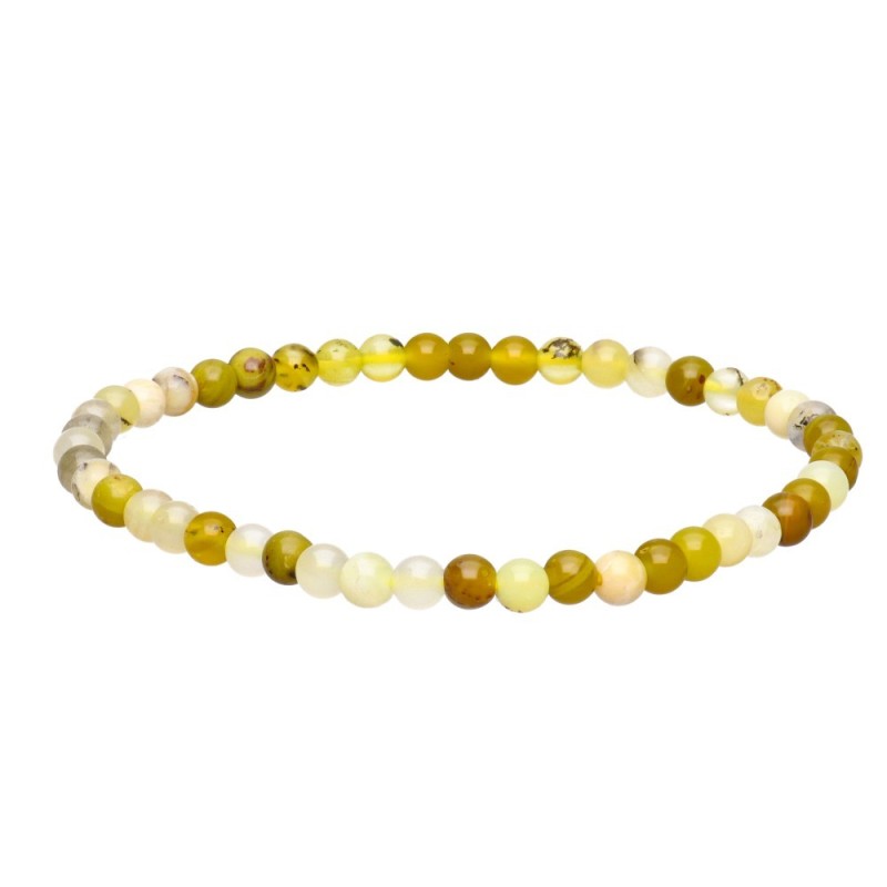 Bracciale in Opale Giallo 4mm