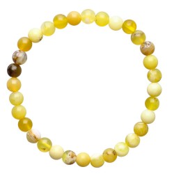 Bracciale in Opale Giallo 6mm