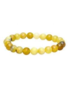Pulsera de Ópalo Amarillo 8mm