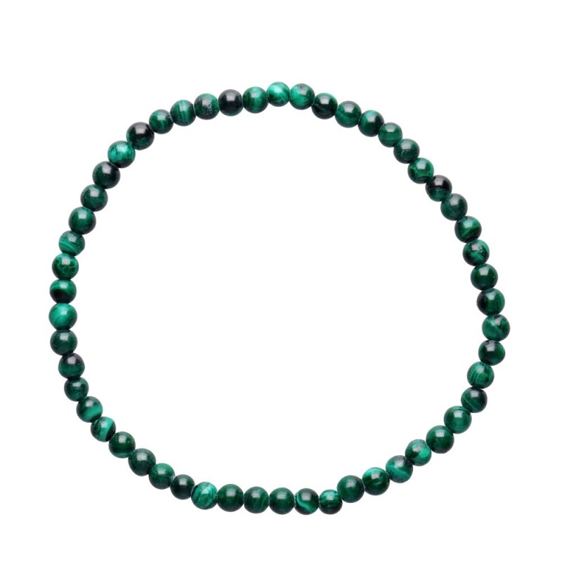 Bracciale in Malachite 4mm
