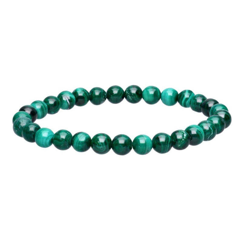 Bracciale in Malachite 6mm