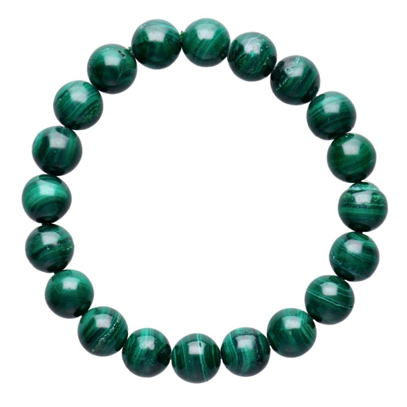 Bracciale in Malachite 10mm