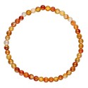 Carnelian Bracelet 4mm