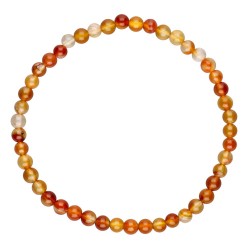 Bracciale in corniola 4 mm