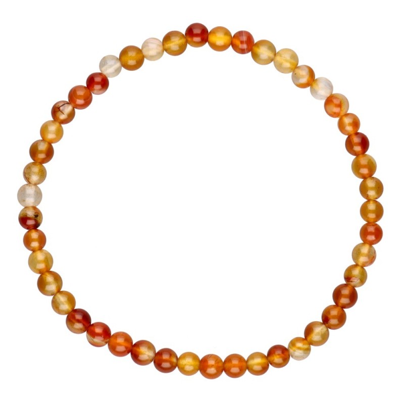 Bracciale in corniola 4 mm