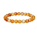 Bracelet de cornaline 8mm