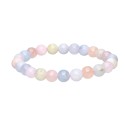 Bracciale in Acquamarina e Morganite 8mm