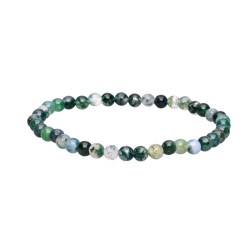 Bracciale in Agata Muschiata 4mm