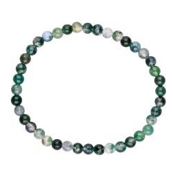 Bracciale in Agata Muschiata 4mm