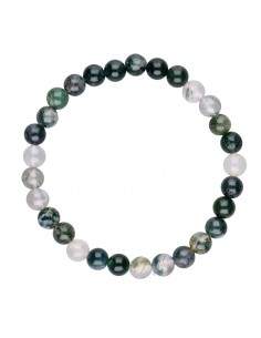 Pulsera di Agata Musgosa 6mm 2