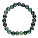 Bracelet d'agate mousse 8mm