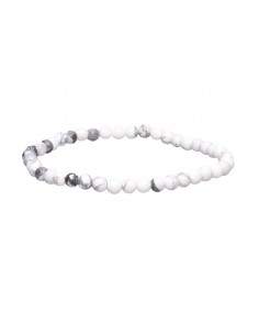 Bracciale in howlite 4mm