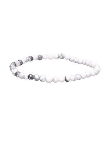 Bracciale in howlite 4mm