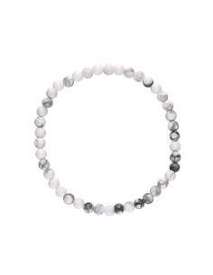 Howlite bracelet 4mm 2