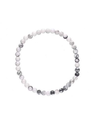 Pulsera di Howlita 4mm