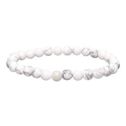 Bracciale in Howlite 6mm