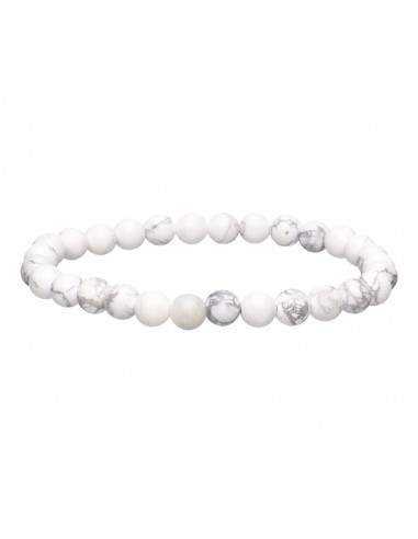 Pulsera di Howlita 6mm