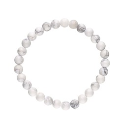 Bracciale in Howlite 6mm