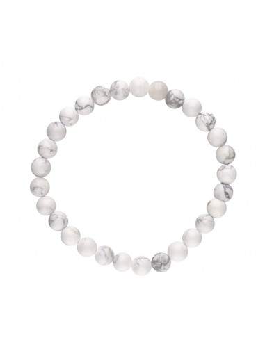Pulsera di Howlita 6mm