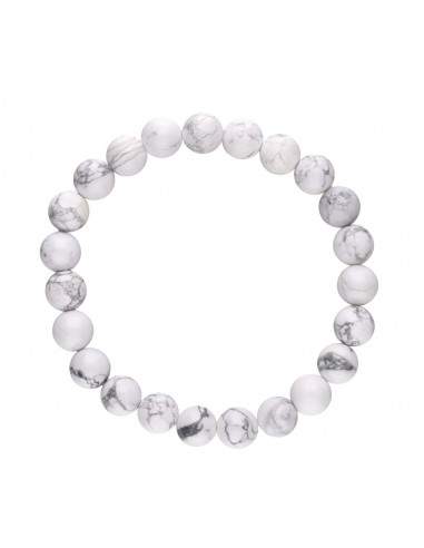 Bracciale di Howlite 8mm
