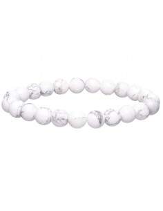 Bracciale di Howlite 8mm