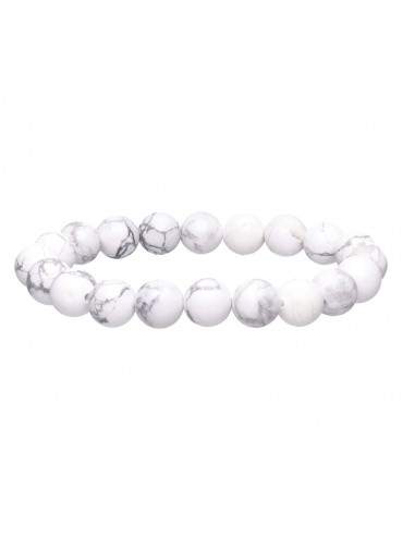 Pulsera di Howlita 10mm