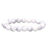 Bracciale in Howlite 10mm