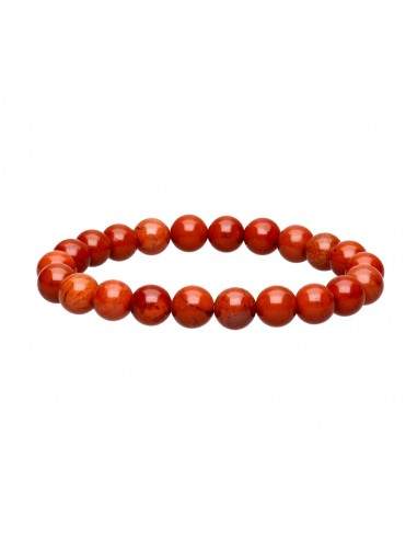 Bracciale in diaspro rosso da 8 mm