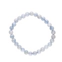 Bracelet d'aigue-marine 6mm