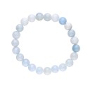 Pulsera de Aguamarina 8mm