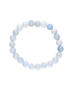 Bracelet d'aigue-marine 8mm 2