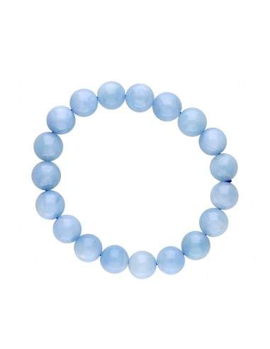 Bracelet d'aigue-marine 10mm