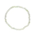 Pulseira de jade bola lisa de 4mm