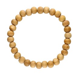 Bracciale in legno di sandalo 8mm