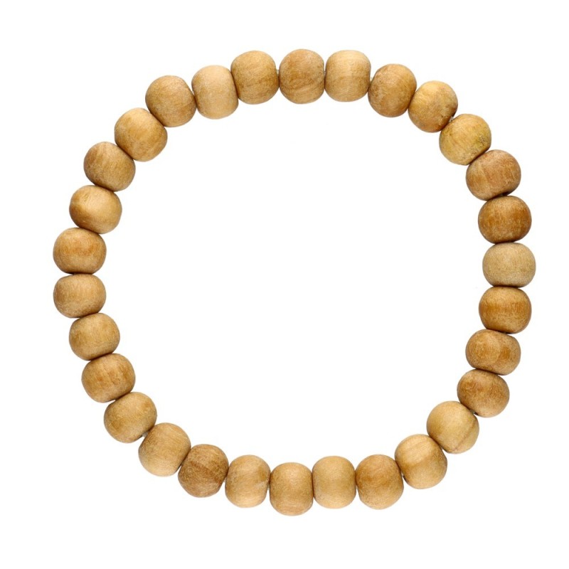 Bracciale in legno di sandalo 8mm