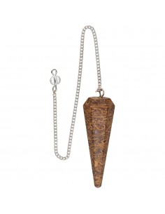 Péndulo Facetado de Jaspe...