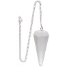Faceted Selenite Pendulum (FAC27)