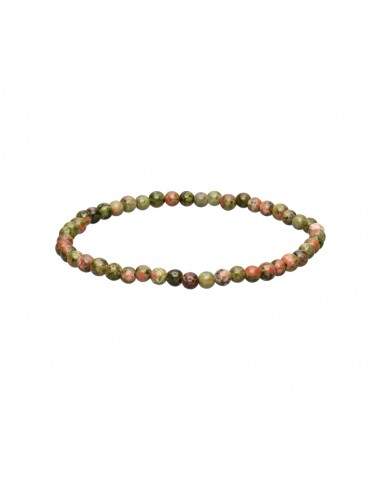 Bracciale di Unakite 4mm