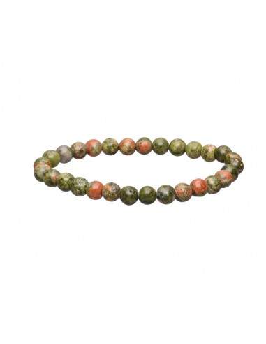 Bracciale in Unakite da 6 mm
