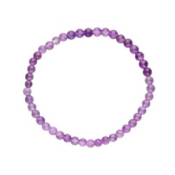 Bracciale di ametista 4 mm