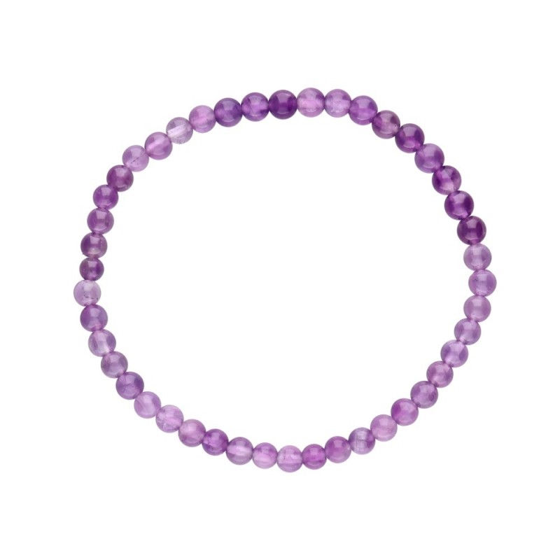 Bracciale di ametista 4 mm