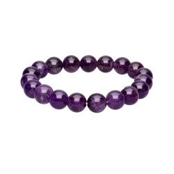 Bracciale di ametista 10 mm