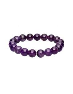 Pulseira de ametista 10mm