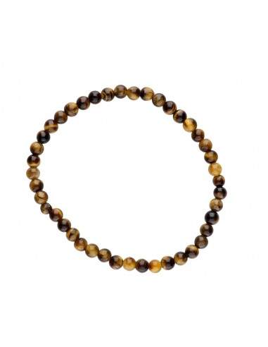 Pulsera di Occhio di Tigre 4mm