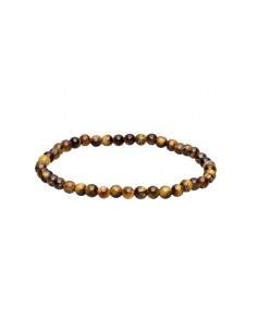 Pulsera di Occhio di Tigre 4mm